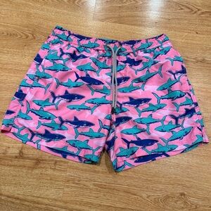 Maamgic Swim Trunks men’s small pink shark